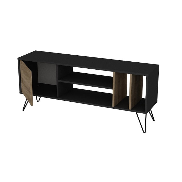 Hanah Home Soporte para TV Mistico (140) Nogal y Negro